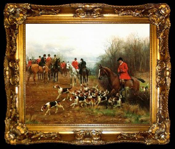 framed  unknow artist Classical hunting fox, Equestrian and Beautiful Horses, 218, ta009-2